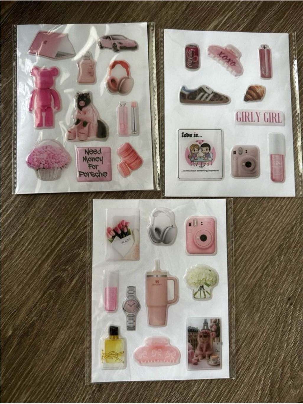 3d Sticker Sheet Stickers For Phones Laptops